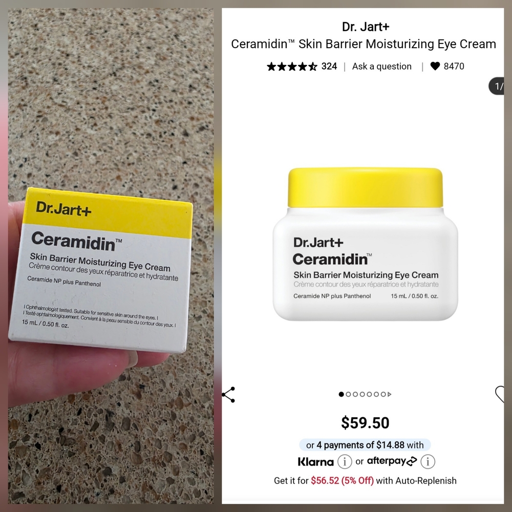 Ceramidin Skin Barrier Moisturizing Eye Cream